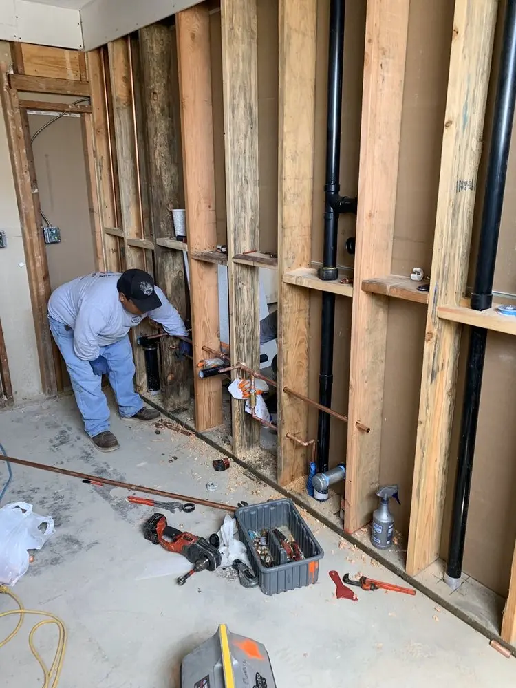 Commercial rough-in plumbing for Gas Line Repair in Pinson